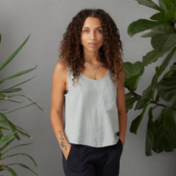 Known Supply Tops - Known Supply Ryan Tank in Tide Pool Check